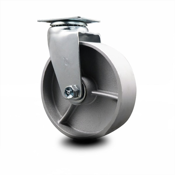 6 Inch Semi Steel Cast Iron Wheel Swivel Caster with Ball Bearing SCC